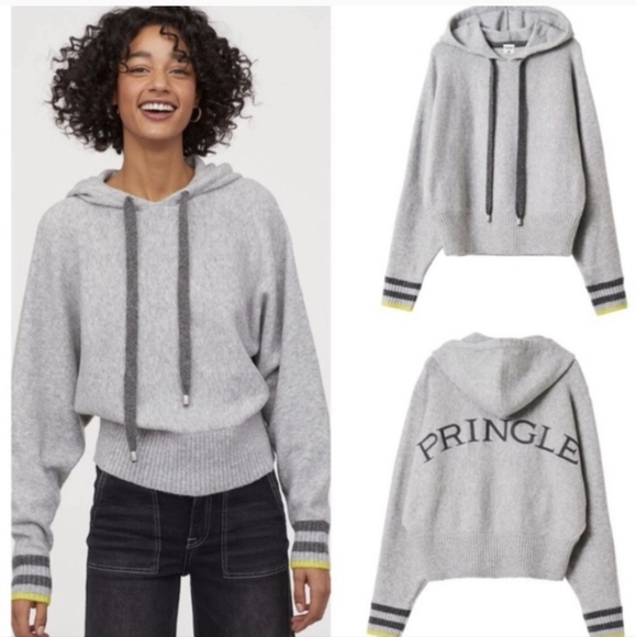 COPY - PRINGLE x H&M Soft Gray Hoodie Size XS - Picture 9 of 9
